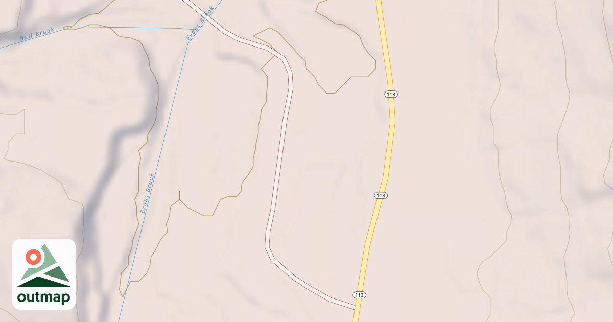 Map of BULL BROOK