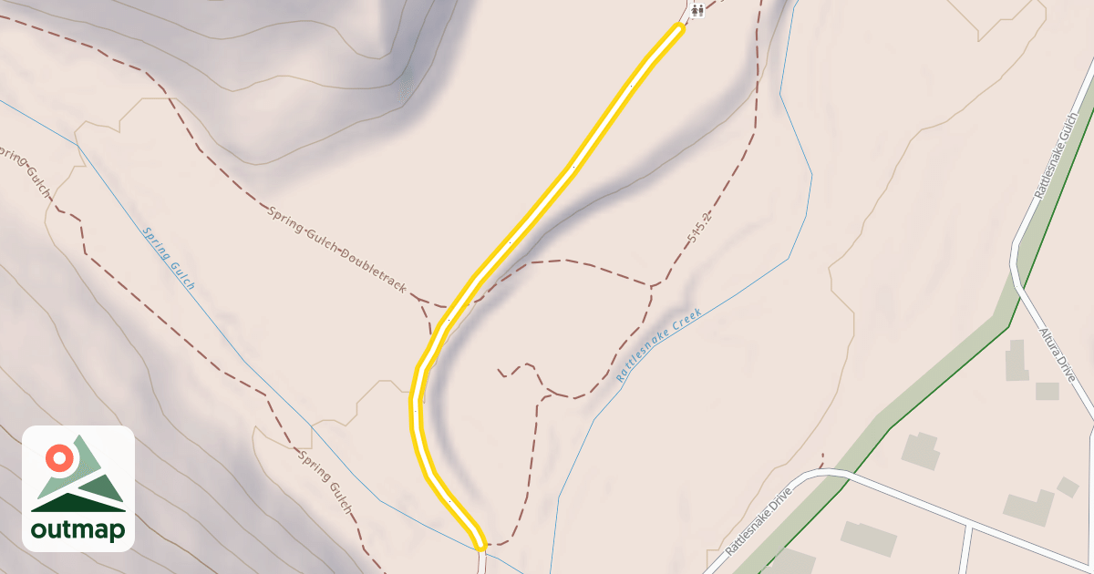 Map of Rattlesnake Trail