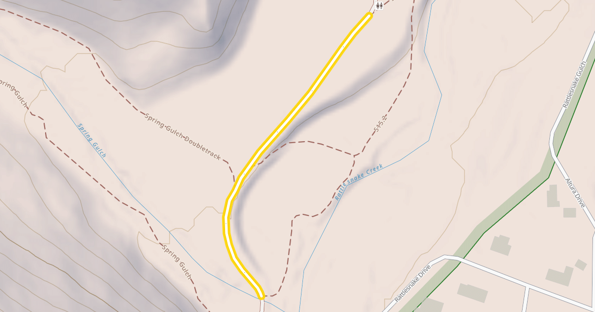 Map preview of Rattlesnake Trail