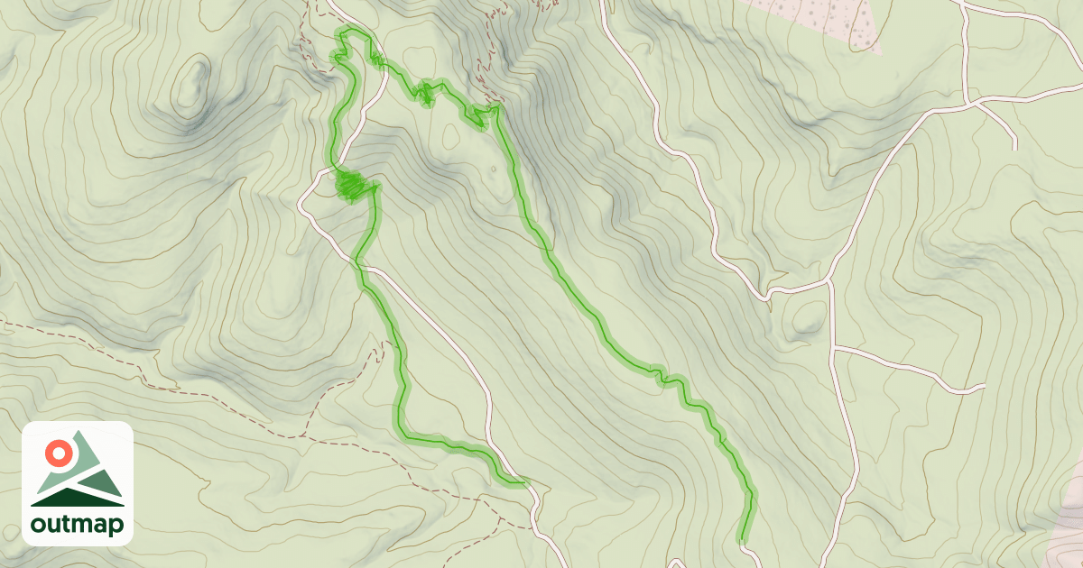 Map of Spanish Springs Singletrack