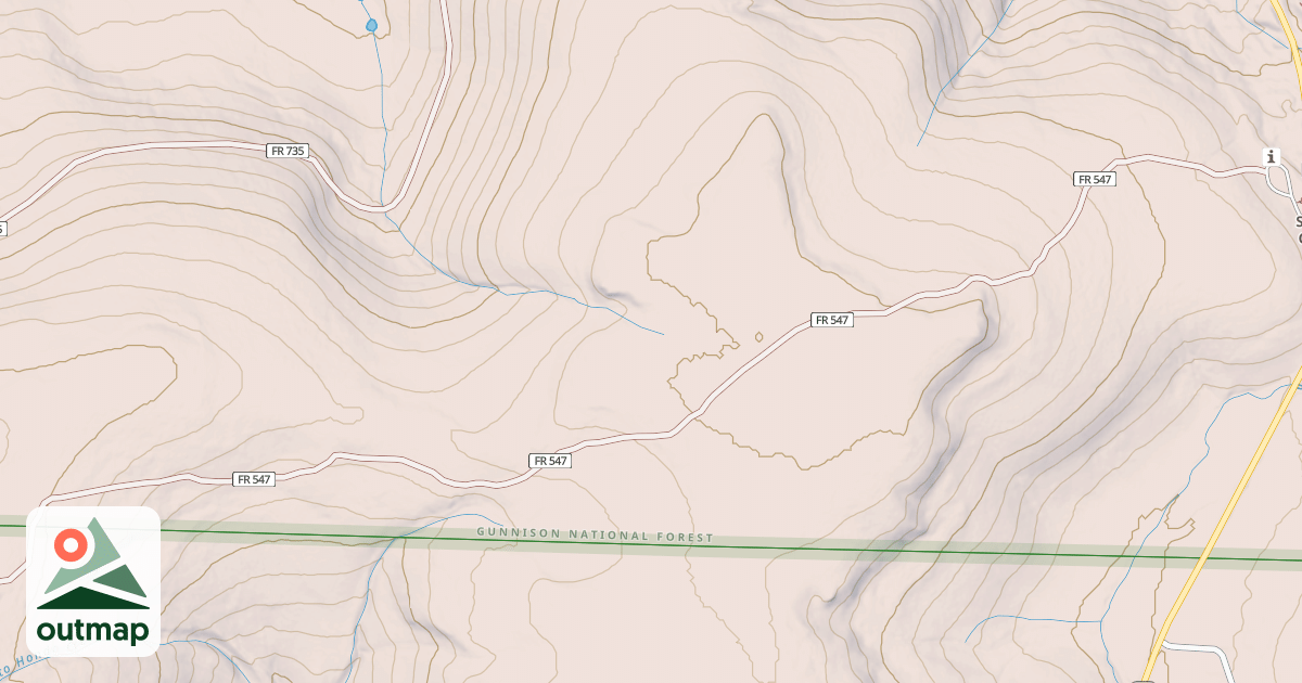 Map of LA GARITA  SNOWMOBILE