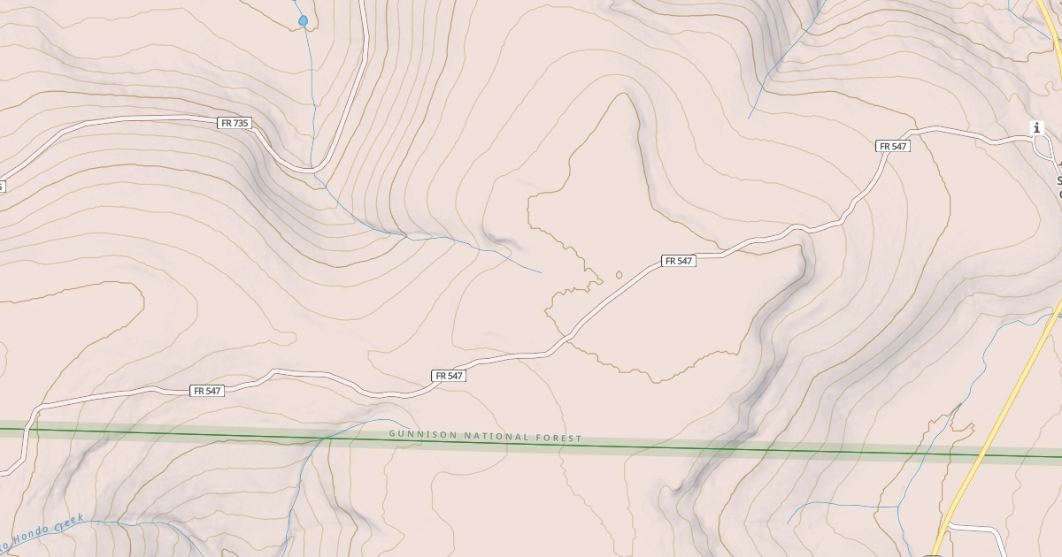 Map preview of LA GARITA  SNOWMOBILE