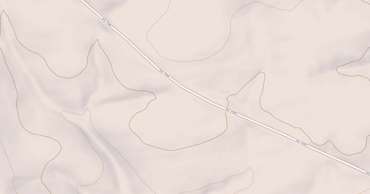 Map preview of USFS National Forest System Roads {608D5BA4-71A3-4818-91ED-ECDE01ED9073}