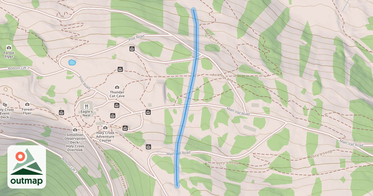 Map of Ledges - Upper
