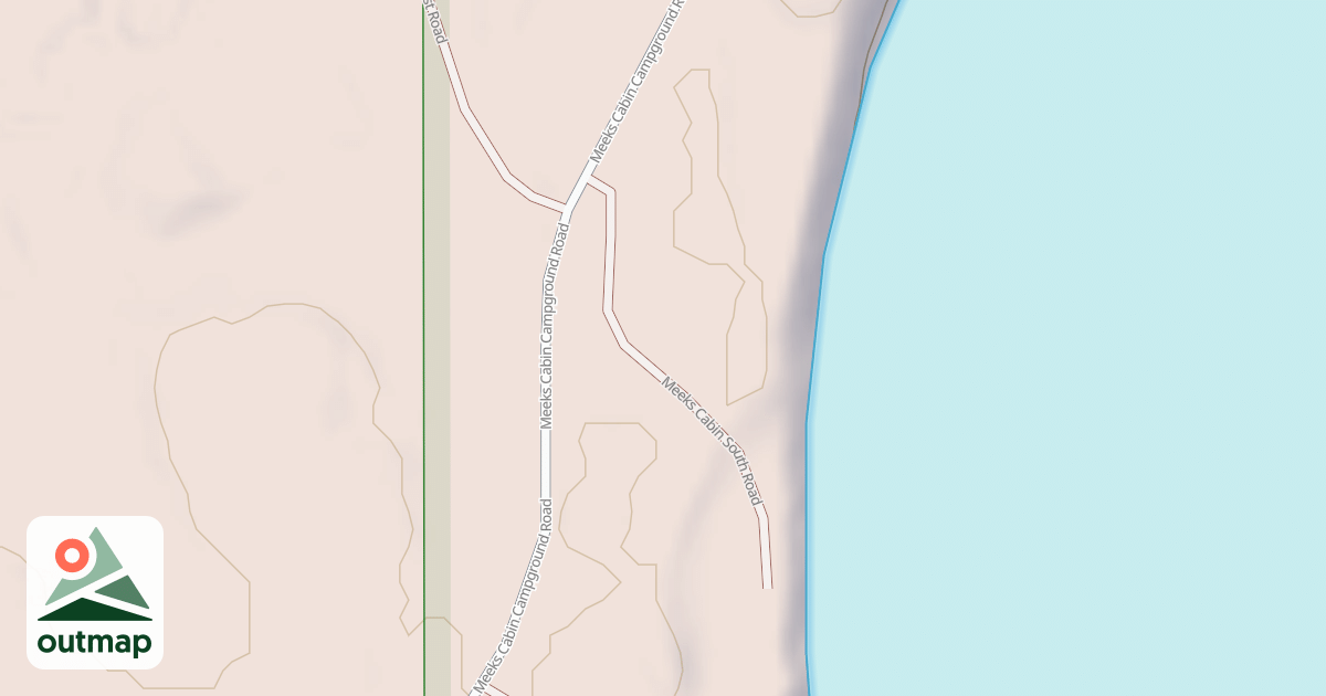 Map of MEEKS CABIN SOUTH