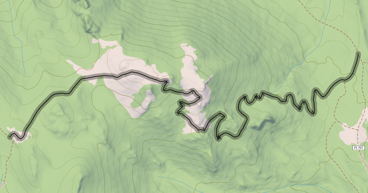 Map preview of Death Crotch Trail