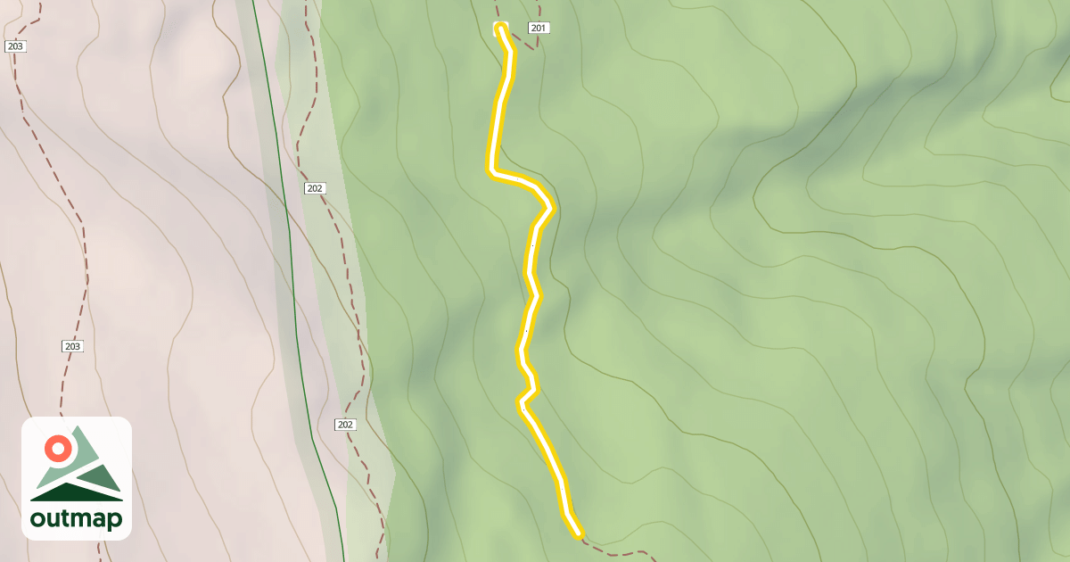 Map of 10K Trail North