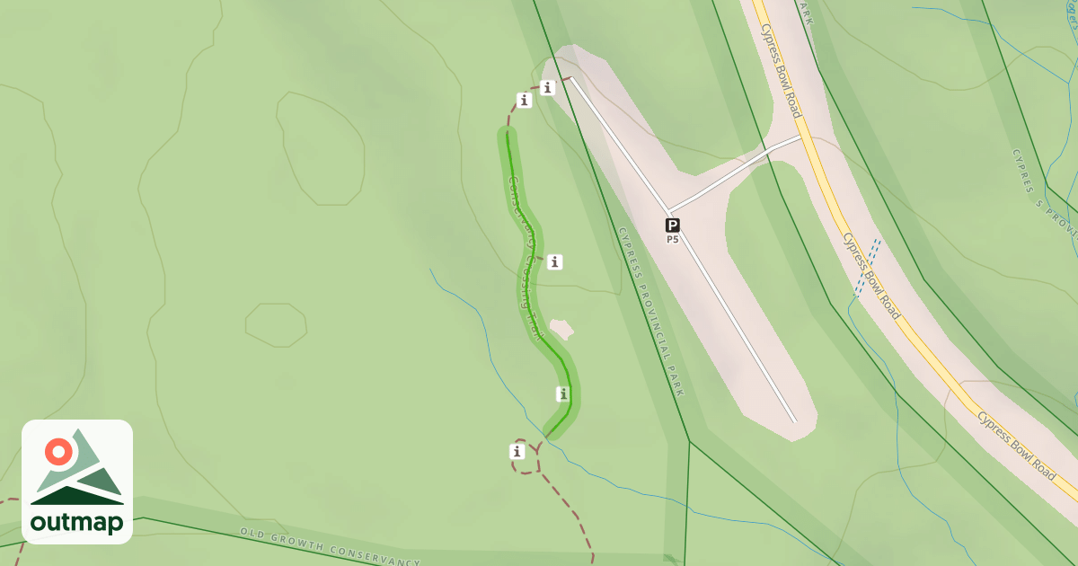 Map of Conservancy Crossing Trail
