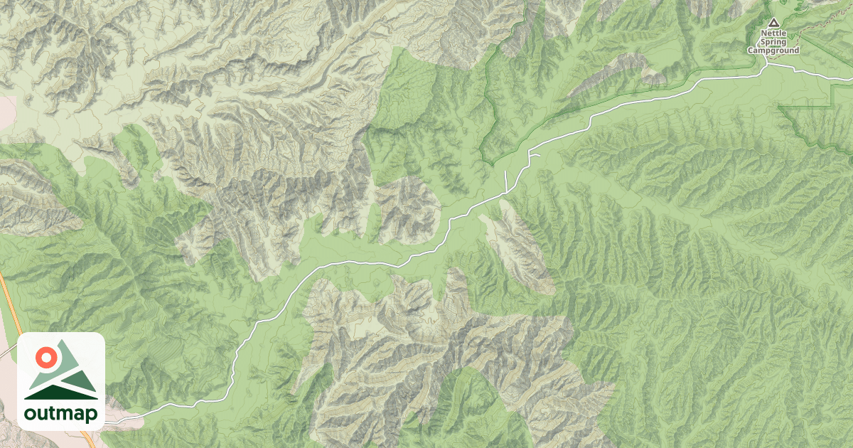 Map of APACHE CYN. OHV