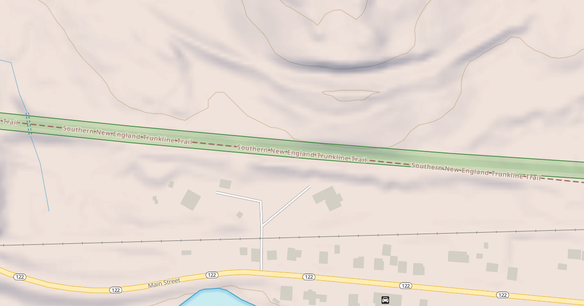 Map preview of Southern New England Trunkline Trail