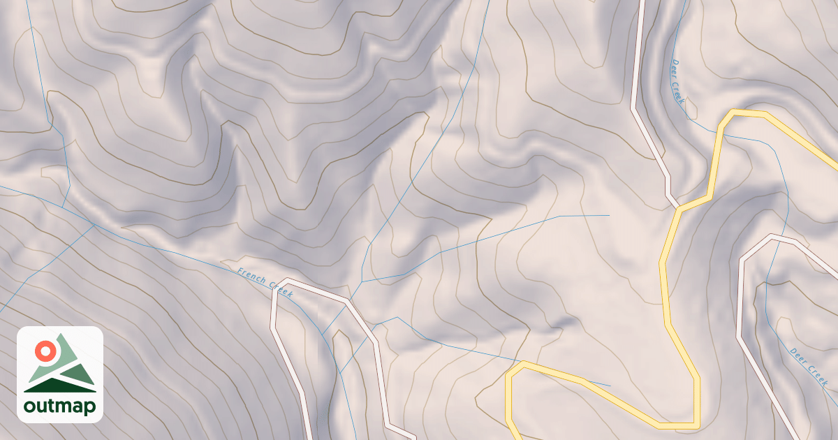 Map of BUTT-GANSNER SPUR