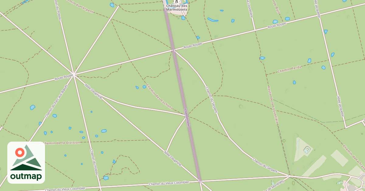 Map of Chemin Noir