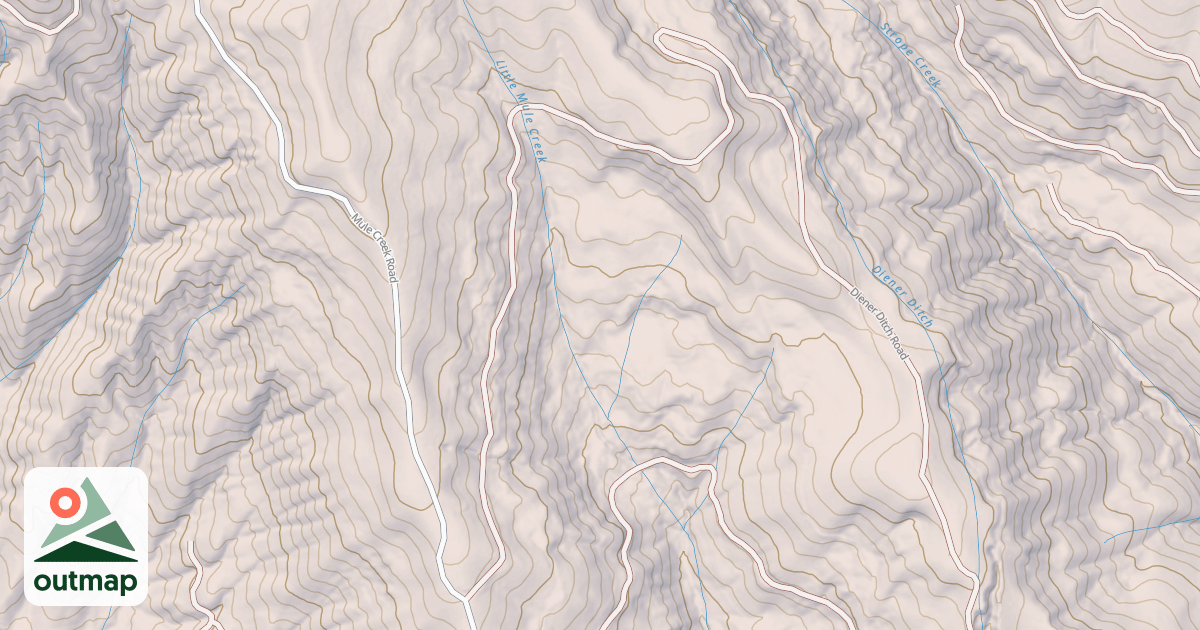 Map of DIENER DITCH