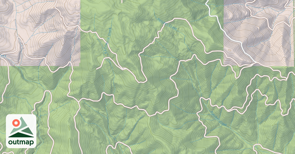 Map of DEADHORSE CREEK