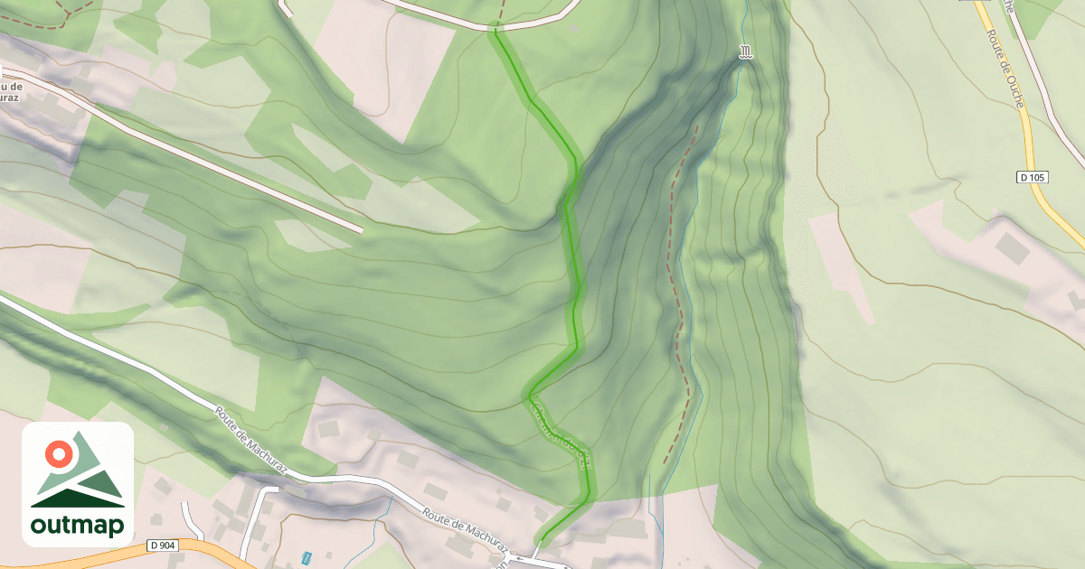 Map of Chemin du d'Zi