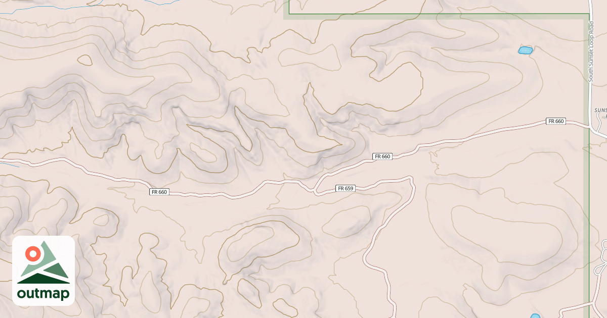 Map of W. ASH CREEK