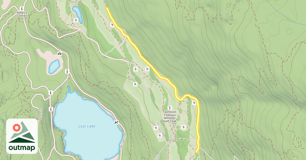 Map of Upper Fairway