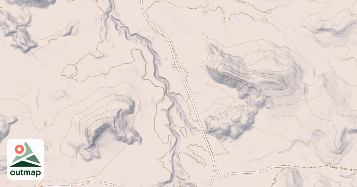 Map of (FDR) BEICEGEL CREEK CUTOFF