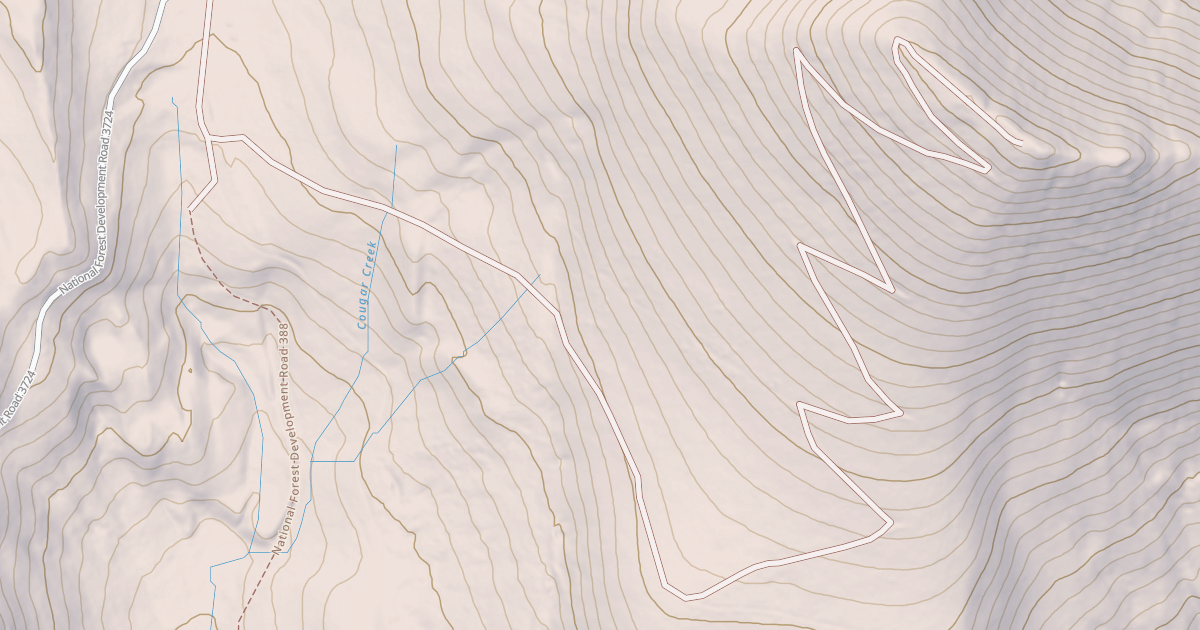 Map preview of COUGAR PEAK