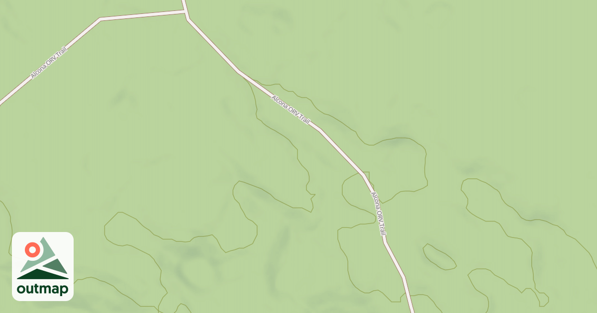 Map of ALCONA ATV TRAIL