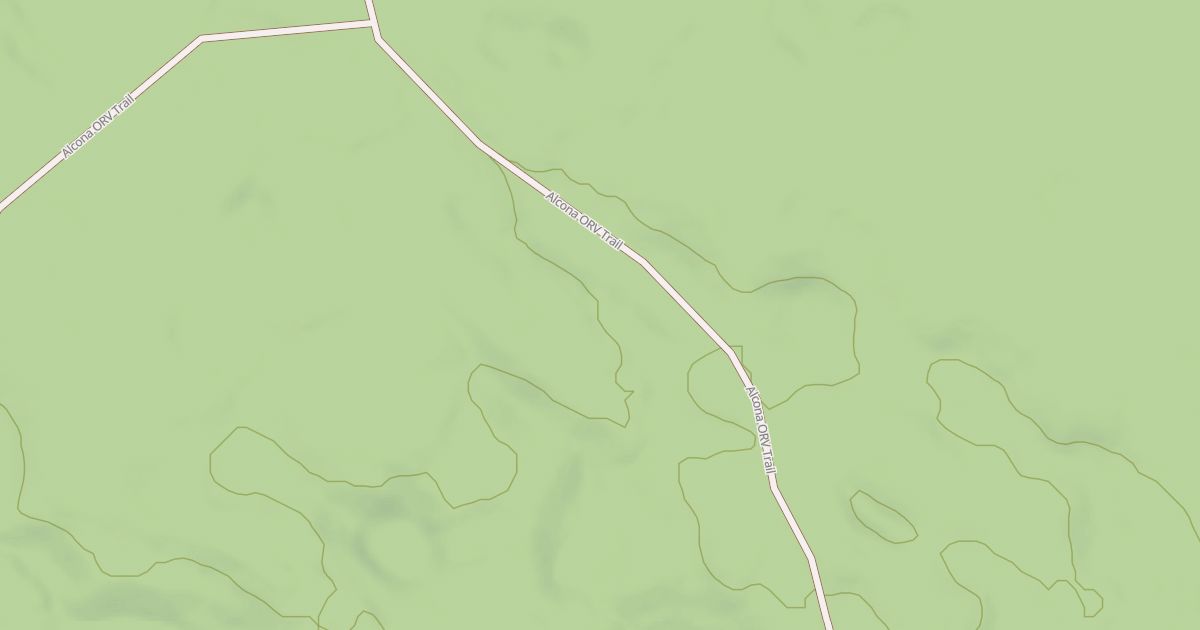 Map preview of ALCONA ATV TRAIL