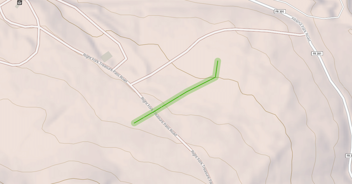 Map preview of Spencer's Run
