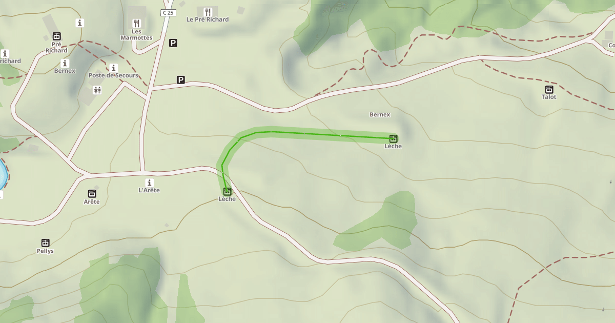 Map preview of La Lèche
