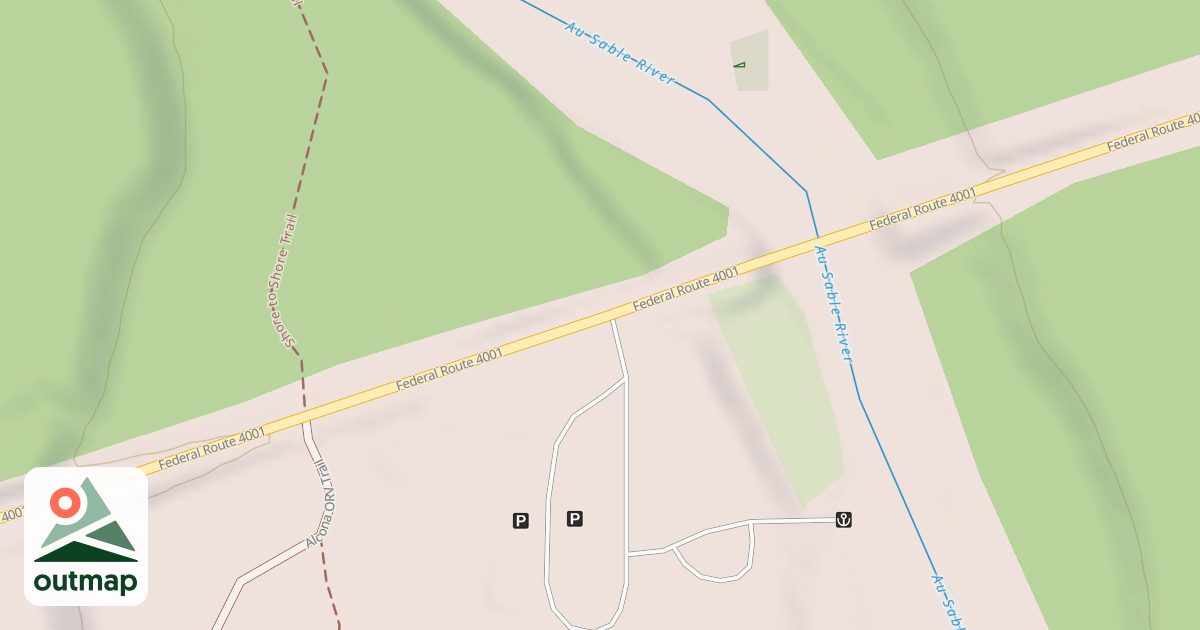 Map of Oscoda-Alcona Smt Dnr96