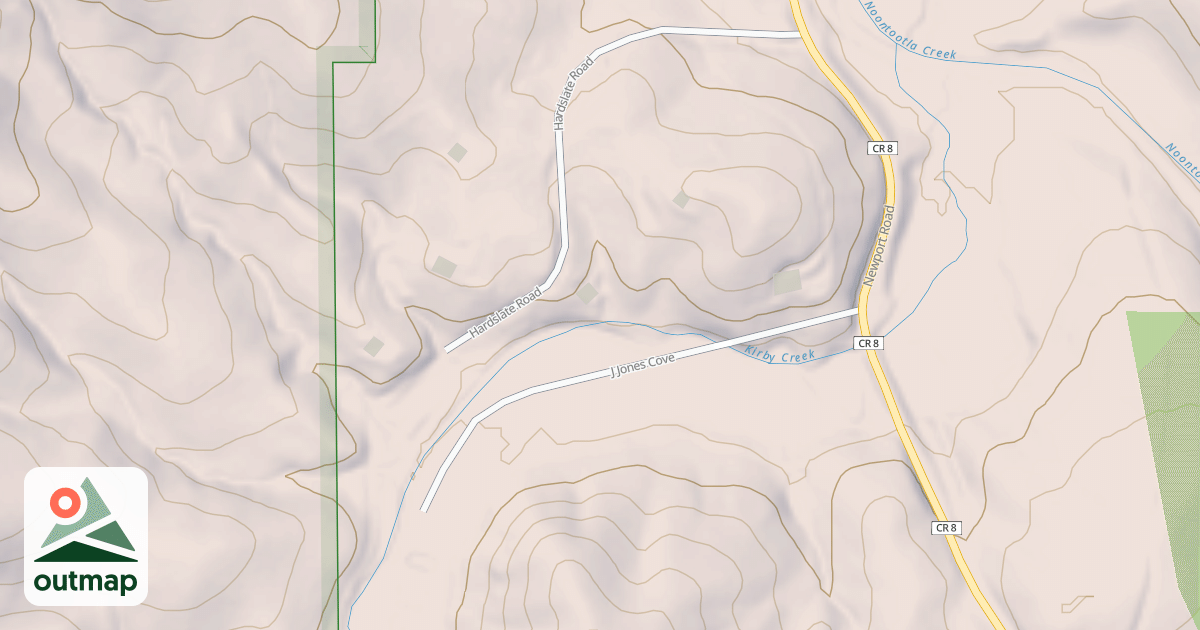 Map of KIRBY CREEK