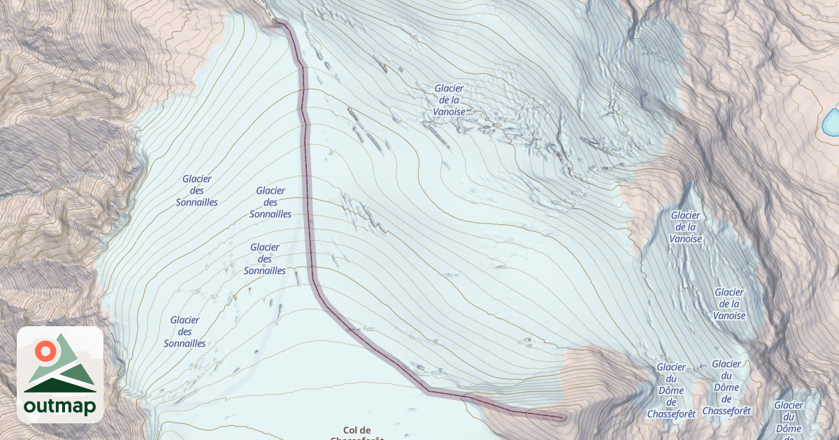 Map of Climbing Site