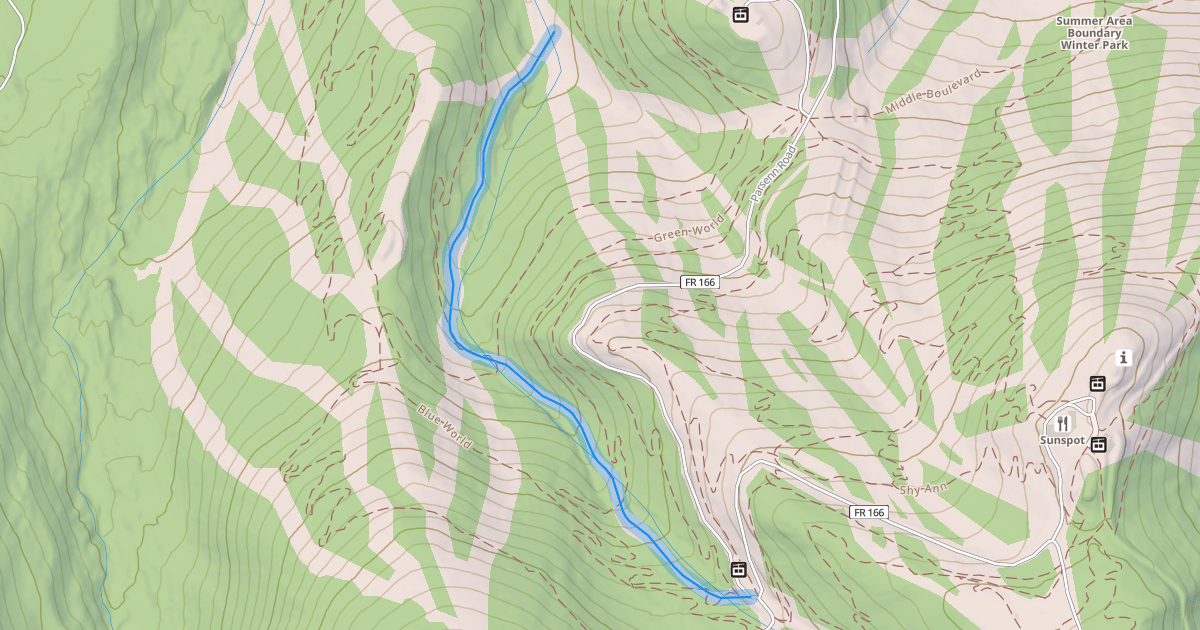 Map preview of Lonesome Whistle Lower