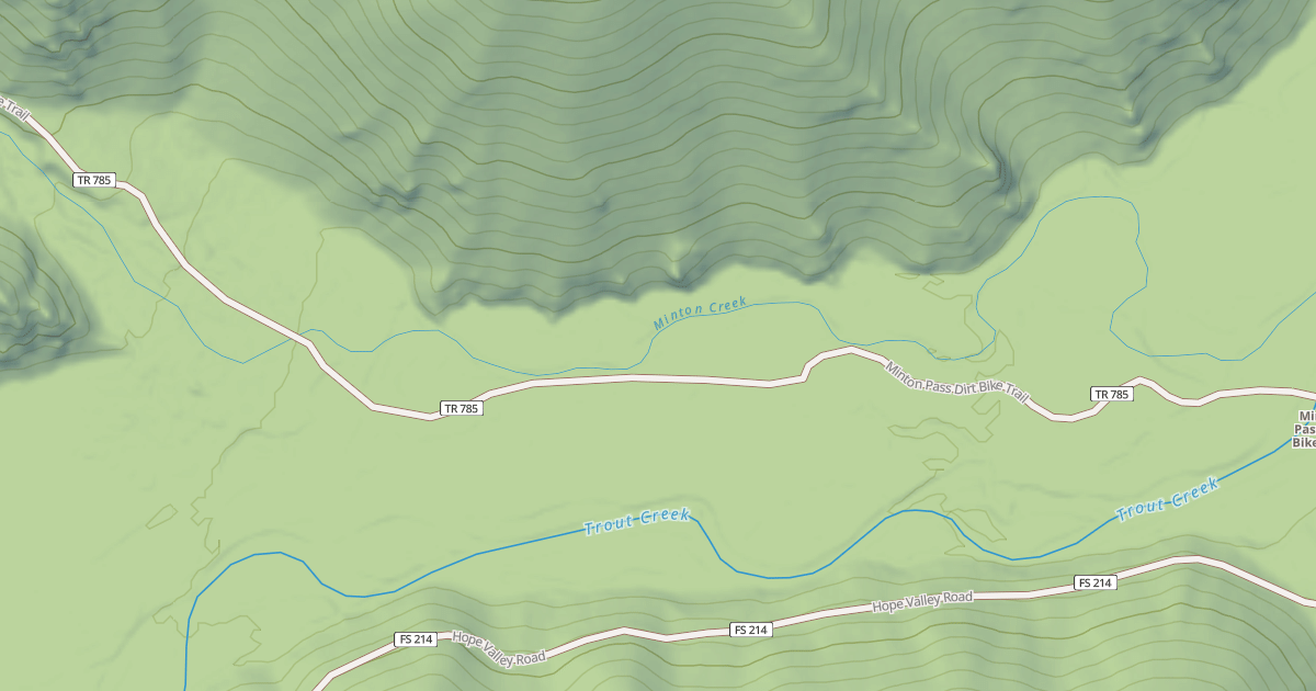 Map preview of Minton Pass