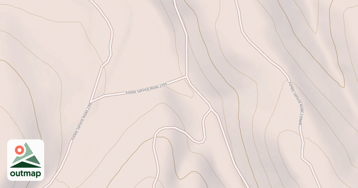 Map of USFS Motor Vehicle Use Map Roads {CB9F2165-3E64-449F-80EC-4D079015F319}