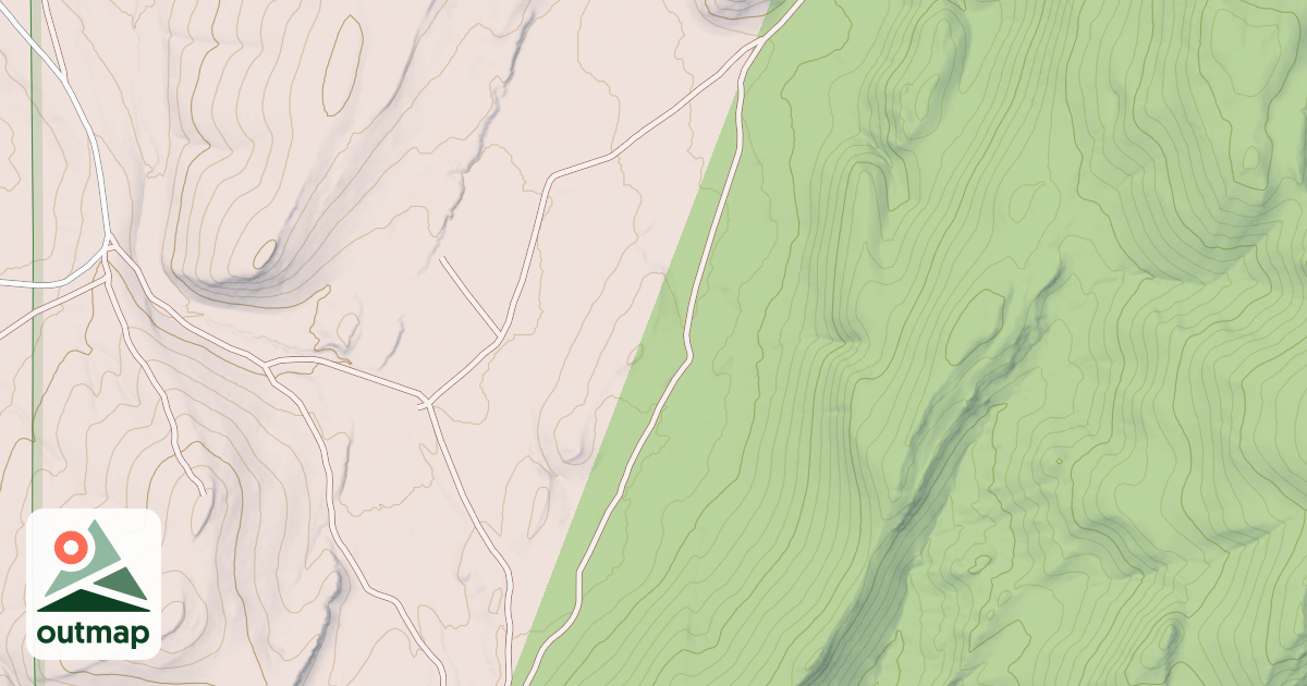 Map of BUTLER CREEK DEAD END