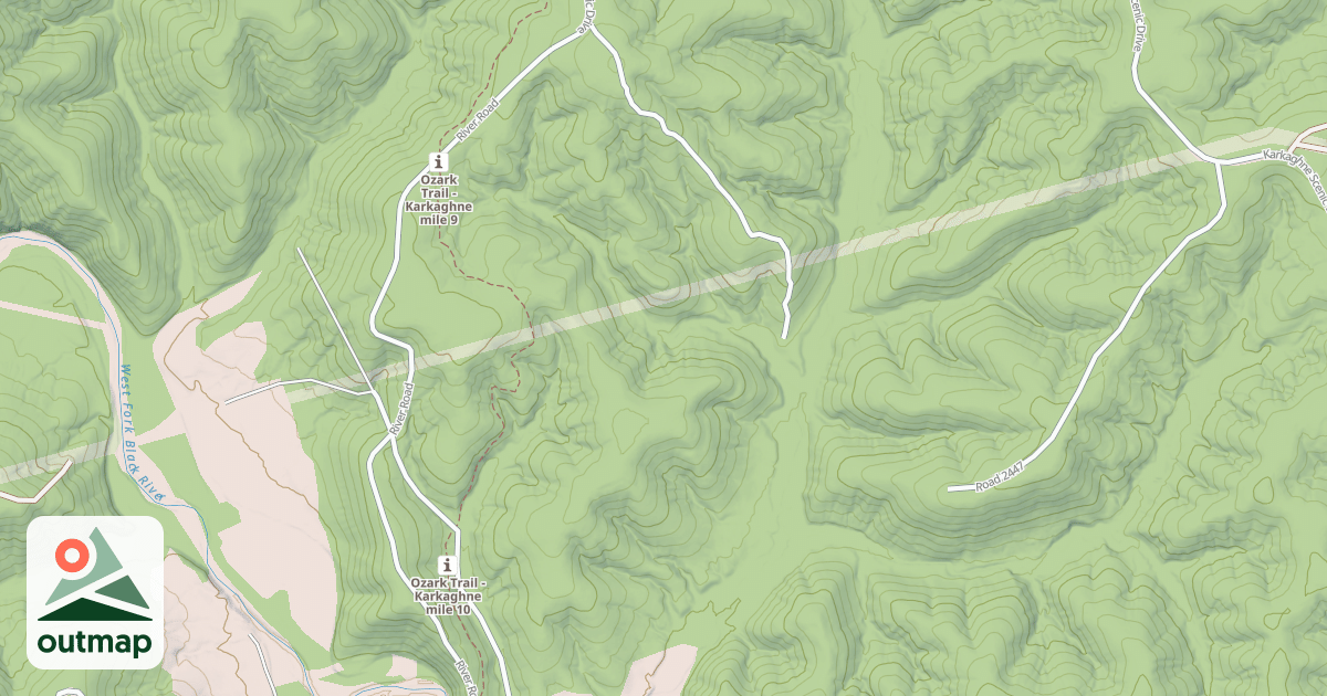 Map of Sutton Bluff Atv 14