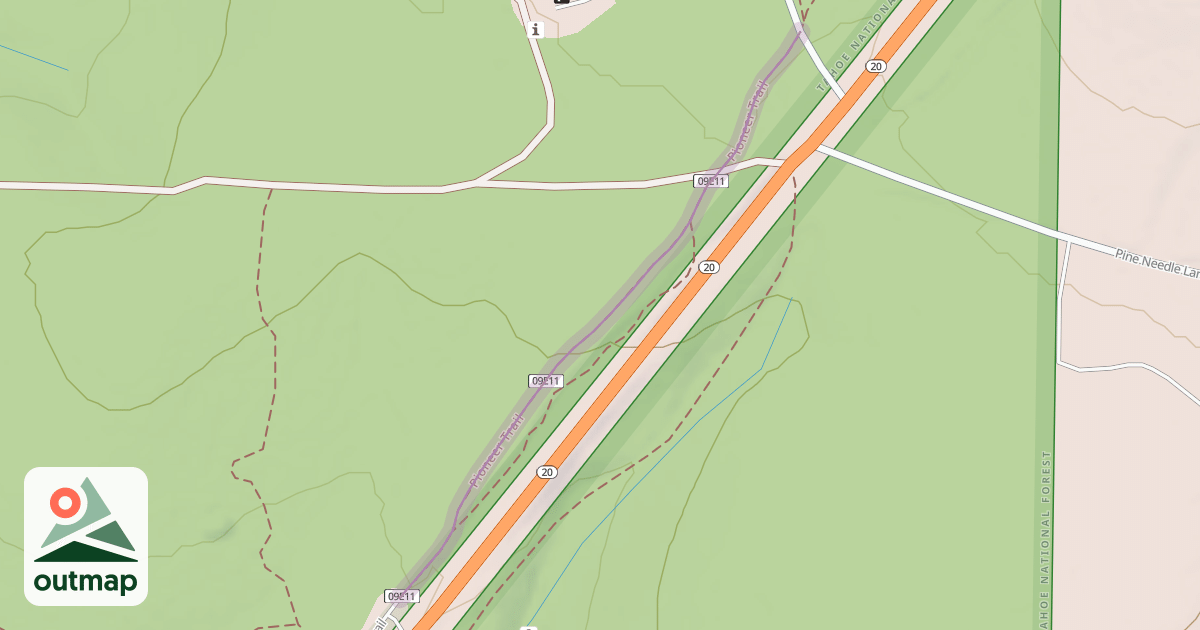 Map of Pioneer Trail