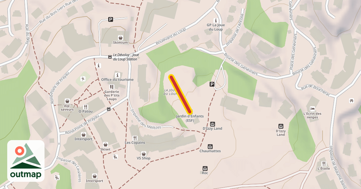 Map of Jardin d'Enfants (ESF)