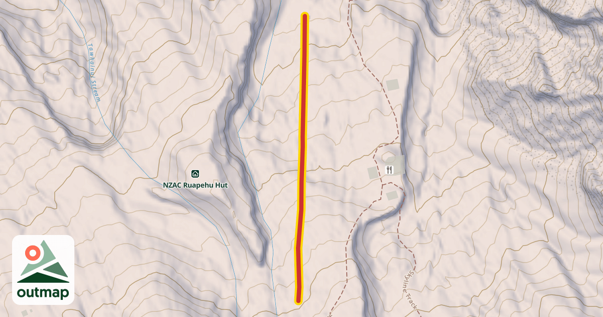 Map of Delta Quad Chair