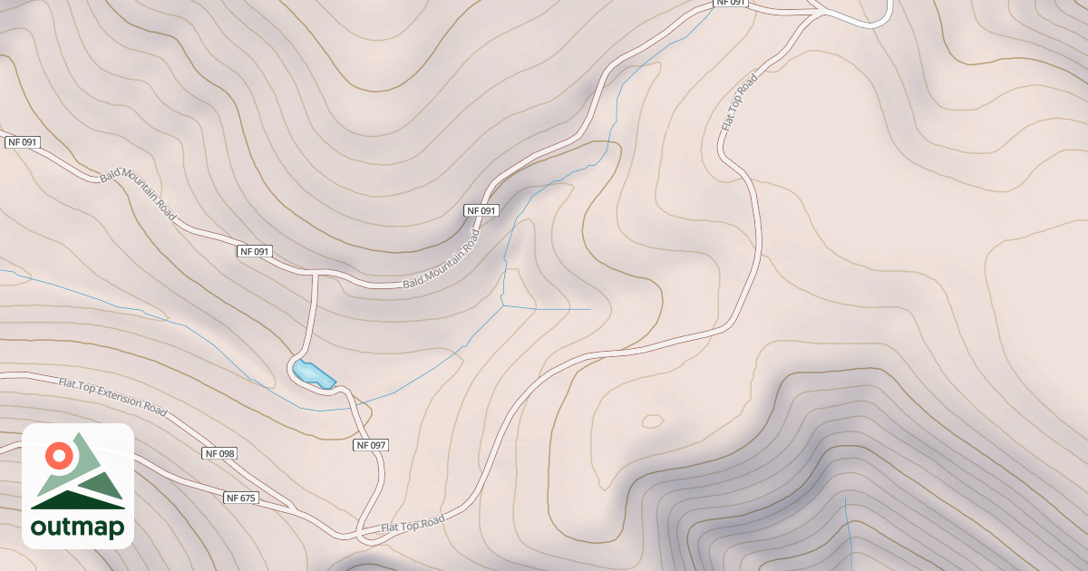 Map of FLAT TOP