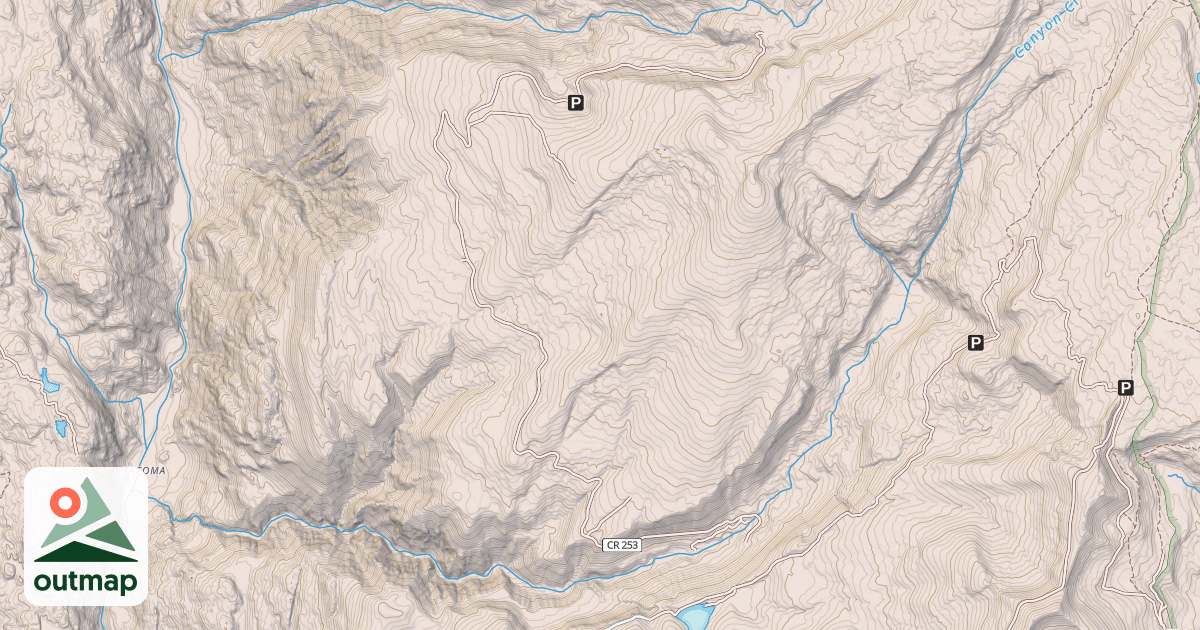 Map of MISSIONARY RIDGE