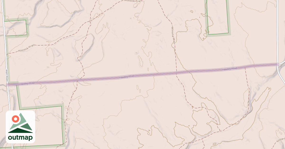Map of Hawley PFAR