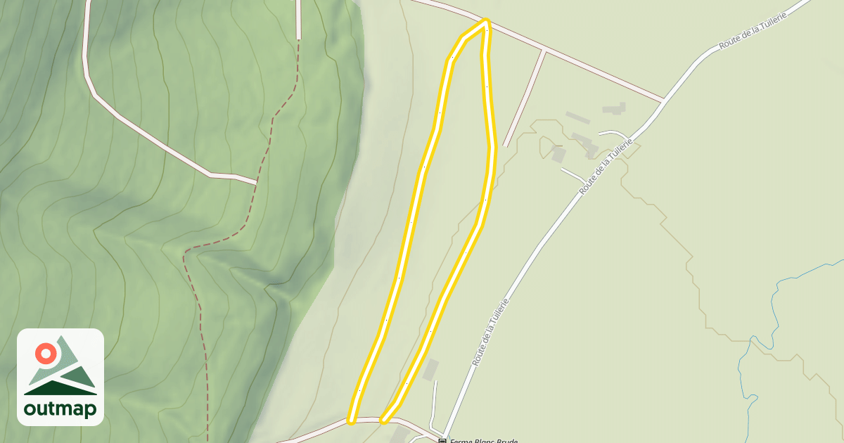 Map of Les Tranchants vers Liaison Méaudre
