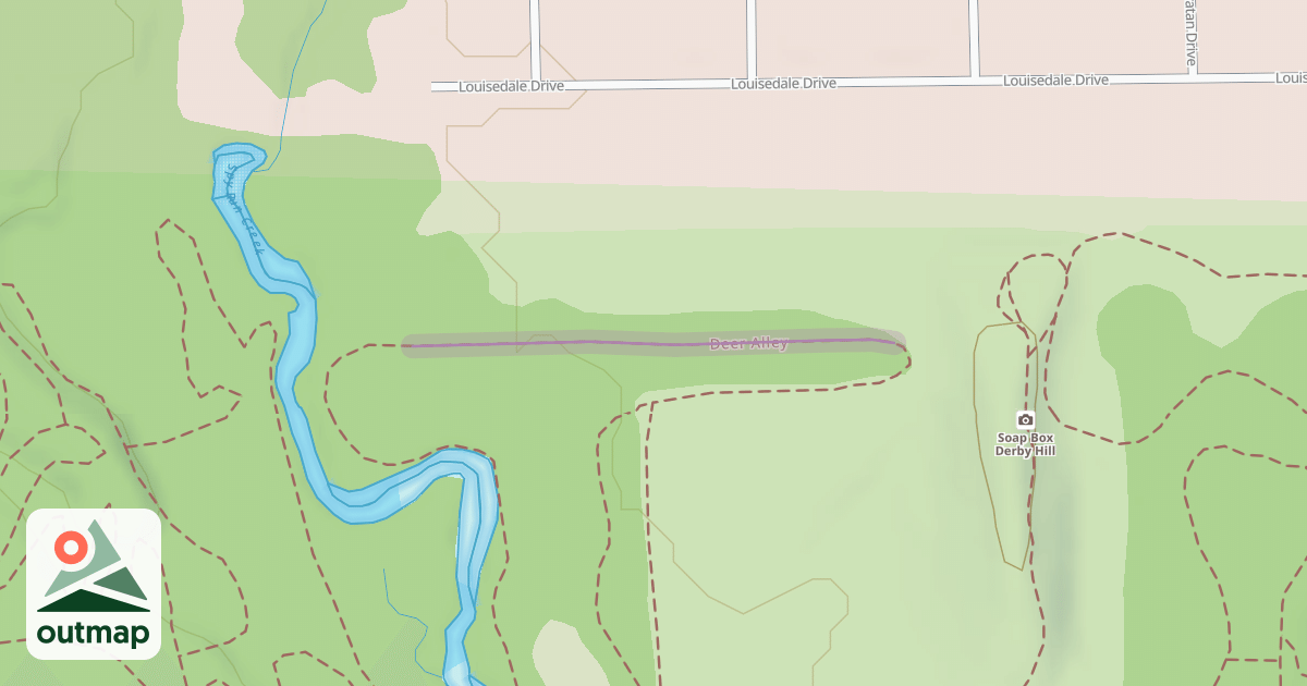 Map of Deer Alley