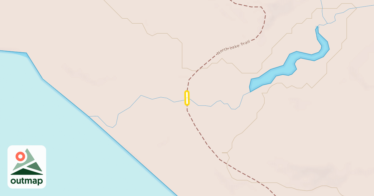 Map of North Lake Trail