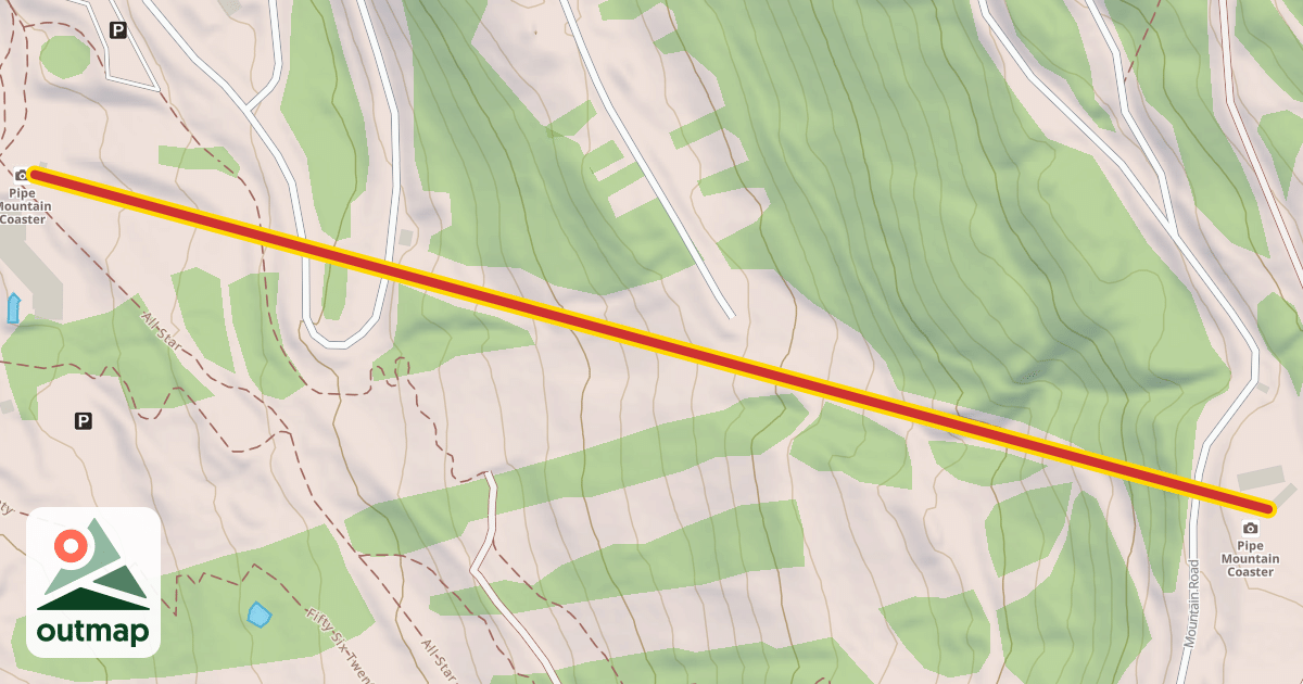 Map of Revelation Gondola - Lower