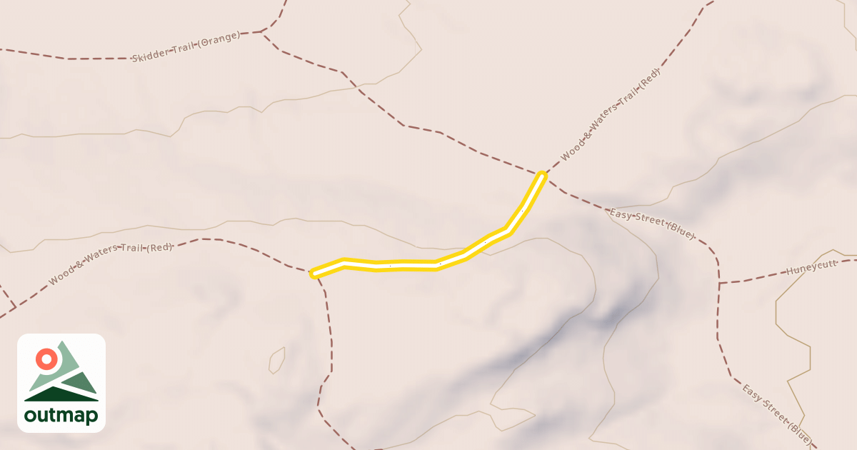 Map of Wood & Waters Trail (Red)