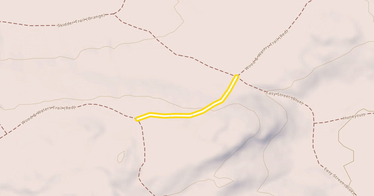 Map preview of Wood & Waters Trail (Red)