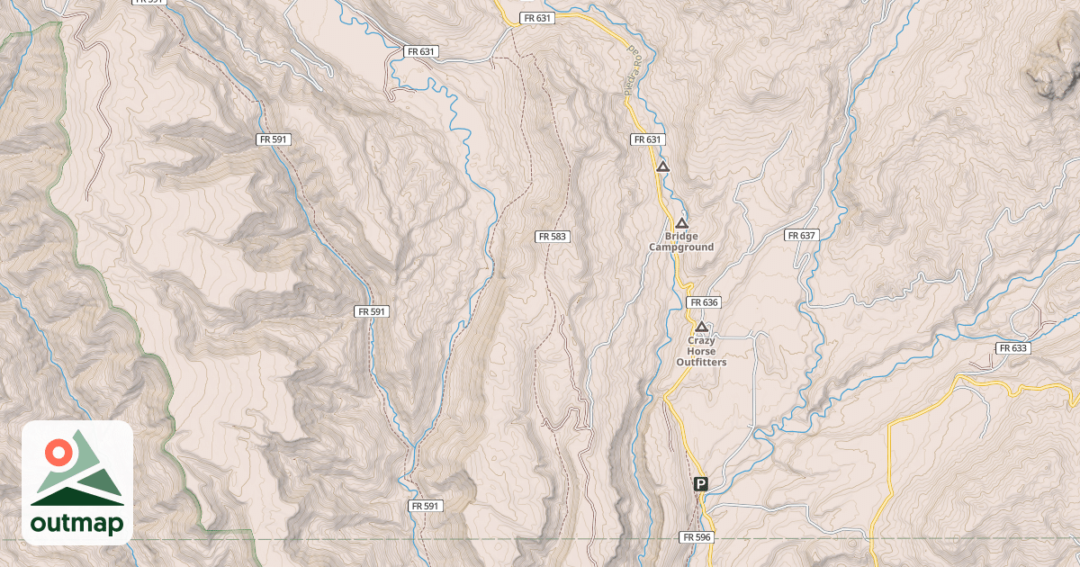 Map of PIEDRA STOCK DR