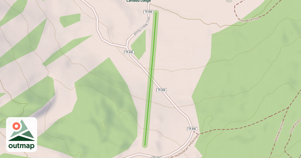 Map of Little Hawk