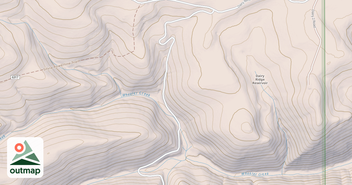 Map of BALDY - WHEELER